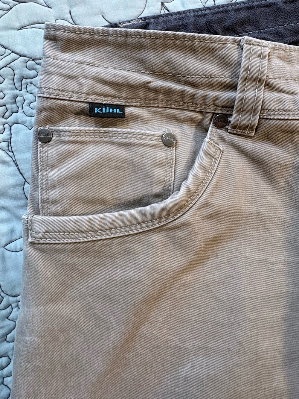 KÜHL RYDR Khaki Utility Hiking Work Pants Articulated Knee Men’s 34x30🧡 - Picture 6 of 12